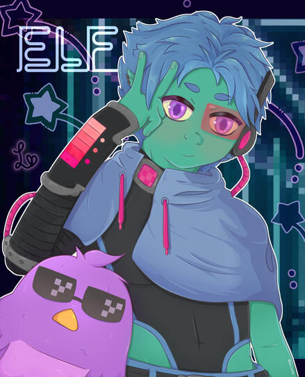 Elfo Cyberpunk